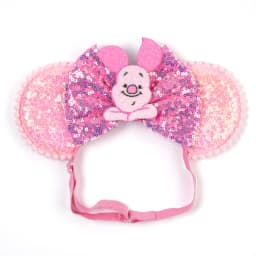 Mouse Ears Adjustable Headband Cartoon Sequin Bows Headband Birthday Party Christmas Princess Cosplay Costume For Women Adult
