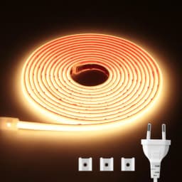 Waterproof COB Led Strip 220V With Adhesive Tape Flexible 5m 10m 20m 30m 50m 288LEDs/m Flexible Cob Led Ribbon For Home Garden