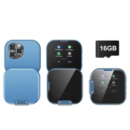 SERVO I19 ROTATE Touch Screen Mini Mobile Phone 2G 2SIM Magic Voice Bluetooth Dial FM Radio 90° Rotating Small Feature Cellphone