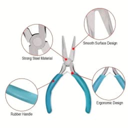 4pcs/1pcs Jewelry Pliers Tool Kit Includes Needle Round Wire Cutter And Curved Nose Pliers For Jewelry Beading Repair Supplies