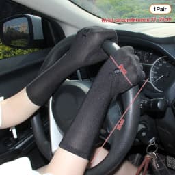 Sunscreen Stretch Women Anti UV Mid-long Breathable Glove For Spring Summer Thin Gloves