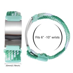 Personalized Medical Alert Bracelet Elastic Nylon Custom Engraved Tag Medical ID Bracelet Adjustable Keepsake Gift for Health