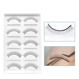 Wholesale Low Price Lash Mannequin Head Practice Kit with 5 Pairs Practice Strip Lashes for Training Eyelash Extensions 20 - 99