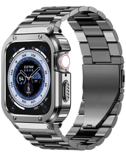 Stainless Steel Strap+Case For Apple Watch Band 49mm 45mm 44mm (not watch) bracelet Bumper Cover iwatch serie 4 5 SE 6 7 8 Ultra