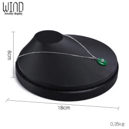 Black PU Leather Jewellery Ring Earrings Stand Holder Set Jewelry Pendant Necklace Chain Chokers Display Bust Bangle Organzier