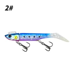 Soft Lure Vibration Jig Head Hooks 30g37g43g Artificial Bait for Perch Pike Bass Fishing Lure Sea Silicon Bait for Fishing
