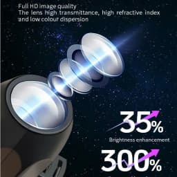 Hallo-ween Skull Night Light Rotatable 3 Scenes Ghost LED Projector Lamp USB Power for Wall Ceiling Decor Dark & Night Ambiance