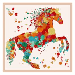 POBING Twill Silk Square Scarf Animals Print Women Scarves Wrap Giraffe Neckerchief Spanish Foulards cachecol Large Bandana