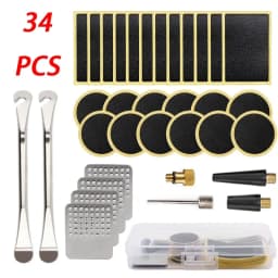 50/30/20/10PCS Bicycle Glue-free Tire Patches Tool Quick Repairing Tyre Protection Patch Adhesive Quick Drying Bike Accessories