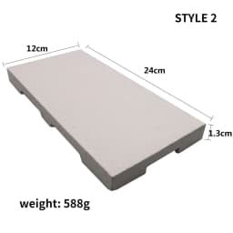 PHYHOO High Temperature Resistant Brick Heat Insulation Welding Plate Gold Silver Copper Welding Quartz Material Jewelry Tool