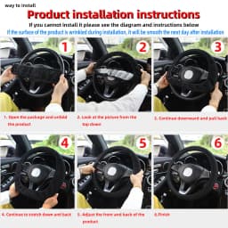 1 Breathable Mesh Cloth Cute Kitten Car Without Inner Ring Steering Wheel Cover Fits 14.5-15 Inch Automotive Supplies