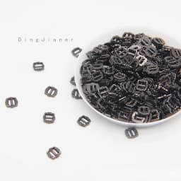 50pcs 3.5mm Mini Buttons Ultra-small Metal Buttons Belt Buckle Doll Bags Shoes DIY Doll Button Doll Clothes Accessories