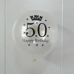 5Pc Happy Birthday Decoration Gold Rose Black 16 18 30 50 60 70 80 90 Years Birthday Party Digital Ballon Latex Party Supplies