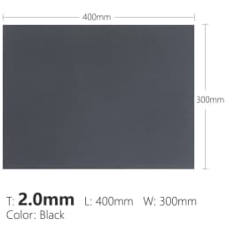 2.0MM Thick Black Khaki Army Green Kydex Great for DIY Sheath Holster Thermoplastic Forming Sheet