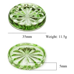 Customized Magic Pattern 4000cc Health Bio-Plate with Gaussian Mini Flat Bio-Glass Plate Gift for Improved Blood Circulation