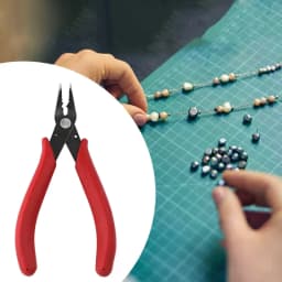 Jewelry Crimping Pliers for Making Tips Tool Tweezers Crimp Nose Pliers Jump Rings & Split Rings Double Rings DIY Accessories