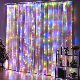 USB LED Curtain String LightsRemote Festoon 8 Modes Garland Lamp Wedding Outdoor Bedroom Muslim Ramadan Decorations EID Mubarak