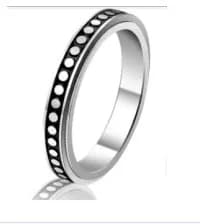Anxiety Ring Figet Spinner Rings For Women & Men Stainless Steel Rotate Freely Spinning Anti Stress Accessories Jewelry Gifts