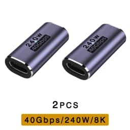 UGOURD USB4 Adapter USB C To USB C Thunderbolt 3/4 40Gbps OTG Extension Cable Adapter Type C Male To Female Converter For Laptop
