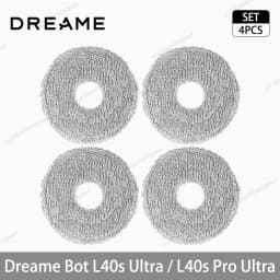 Dreame L40s Ultra / L40s Pro Ultra Vacuum Cleaner Replacement Accessories Main Side Brush HEPA Filter Mop Cloths Dust Bag Spare