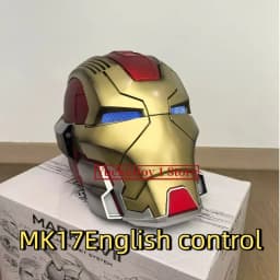 New War Machine Iron Man Helmet Mk5 Mk50 M17 Helmet Mask 1:1 Openable Voice Control Adult Cosplay Collection Ornament Gift