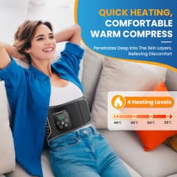Electric Inflatable Airbag Massage Belt New Upgrade Sideway Extrusion Waist Support Massager Relaxation