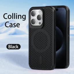 Cooling Heat Dissipation Magnetic Phone Case For iPhone 18 17 16 15 14 13 12 11 Pro Max Breathable Hard Back Cover For Magsafe