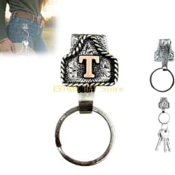 Western Metal Keychain Key Holder For Belt Quick Release Keychain Clip With Personalizing Design For Men Accessories