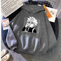 Hunter X Hunter Anime Hoodie for Men Women Kurapika Manga Sweatshirts Fleece Autumn Winter Gothic Harajuku Hooded Pullover