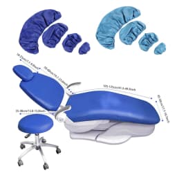 1Pcs Dental Chair Cover Unit PU Leather Elastic Waterproof Protective Case Seat Chair Cover Dental Chair Mat Foot Pad Dentistry