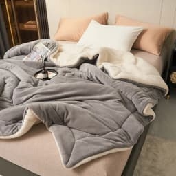 Super Soft Imitation Lambswool Autumn Winter Blanket Double Queen Blankets High-quality Comfortable Milk Fleece Sofa Blanket