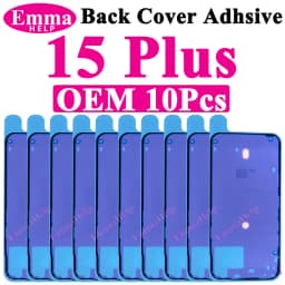 10pcs Waterproof Seal Sticker Back Cover Side For iPhone 16 Plus 15 Pro Max 14 17E Front LCD Display Adhesive Glue