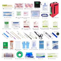 Large Multi-functional Outdoor IFAK Survival Equipment First Aid Kit Emergency Survival Kit Trauma Bag for Work Travel Hiking