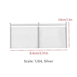 Miniature Fence Model 10Pcs Barriers Net for DIY Diorama Train Layout Realistic Railway Decoration Accessories
