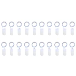 20Packs LED Fairy Lights 2M Battery Copper Wire String Lights for Wedding Party Home Decor