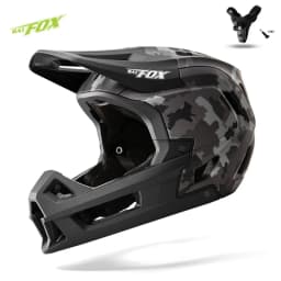 BATFOX Full Face Bike Helmet Off Road Speed Reduction Downhill Protect MTB Bicycle Helmet BMX Riding Racing Gear Cycling Helmets