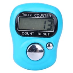 Mini Finger Counter Islamic Bead 5 Digital LED Electronic Handheld Tally Counter Clicker Counter Ring