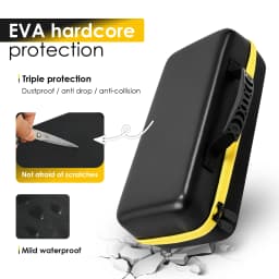 Car Vacuum Hard Case For Fanttik V8 V10 Apex Mate Bag Storage Organizer Cleaner EVA Shockproof Waterproof Protective Travel Trun
