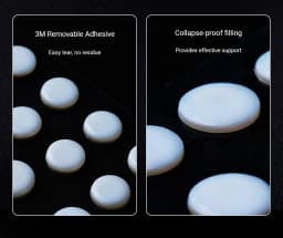 ATK Crystal Jade Teflon Mouse Skates 70Pcs 5 Sizes Universal PTFE Feet Pads Speed Wear Resistant For Esports Gaming Mouse