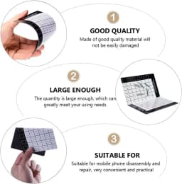 Magnetic Screw Storage Mat Soft Silicone Repair Pad for Phone Tablet Laptop Precision Disassembly Pro Tool Set