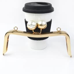 1/2Pcs Deepeel 20cm Metal Handle for Bags Pearl Head Kiss Lock Clasp Purse Brackets HandBags Handles Replacement Accessories
