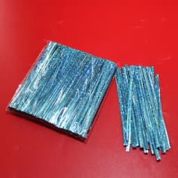 500pcs/lot Laser Plastic Twist Ties 10cm Closure Wire Wraps Bundling Handmade Christmas Gift Jewelry Packaging Organize Supplier