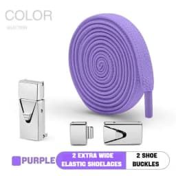1Pair No Tie Shoe laces Elastic Laces Sneakers Boots Lock Shoelaces without ties Kids Adult 8MM Wide Rubber Bands Flat Shoelace