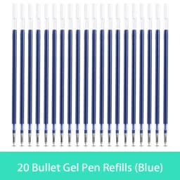 10/20/30 pcs/set 0.5mm Gel Pen Refills Red Blue Black Ink Stationery Writing Supplies Office Signature Rods Office School Needle