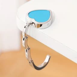 Rose Flower Pattern Bag Hooks Portable Folding Table Hook Clasp Purse Bag Handbag Hooks Hanger Holder