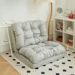 Sponge Filling Lazy Couch Folding Living Room Single Sofas Waterproof Wear-resistant Creative Adjustable Sofas Home Furniture