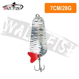 WALK FISH New 16g-28g Metal Spinner Spoon Trout Fishing Lure Hard Bait Sequins Noise Paillette Bait Hard Sequins Spinner