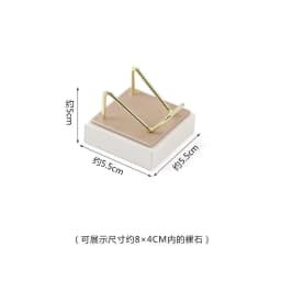 Set Display Case Window Counter Plate Display Jewelry Rack Champagne Jewelry Tray Commercial Display Props Showcase Exhibition