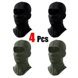 1pc/2pcs/4pcs Elasticity Breathable Balaclava Hat Cycling Full Face Mask Outdoor Ski Motorcycle Mask Scarf Helmet Inner Cap