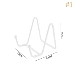 1PCS Iron Art Magazine Display Stand Dish Rack Plate Bowl Picture Frame Photo Book Holder Home Decoration Plate Tabletop